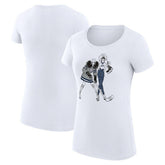 Winnipeg Jets G-III 4Her by Carl Banks Women's Super-Slim Fit Lightweight Hockey Girls T-Shirt - NHL T-shirts