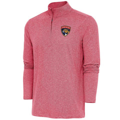 Florida Panthers Antigua Hunk Quarter-Zip Pullover Top - NHL Pullover