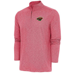 Minnesota Wild Antigua Hunk Quarter-Zip Pullover Top - NHL Pullover