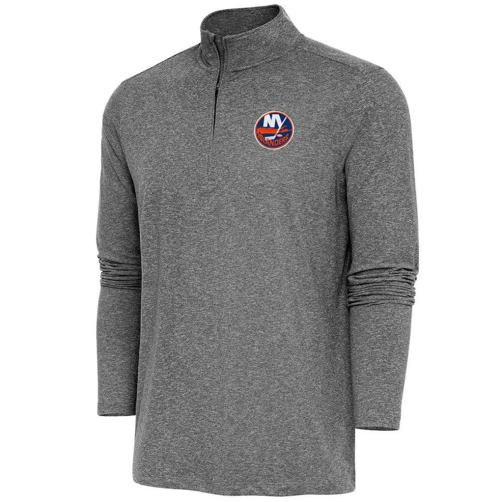New York Islanders Antigua Hunk Quarter-Zip Pullover Top - NHL Pullover