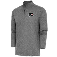 Philadelphia Flyers Antigua Hunk Quarter-Zip Pullover Top - NHL Pullover