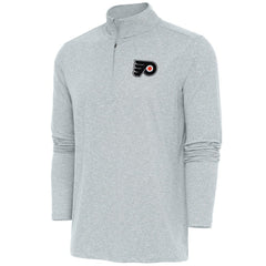 Philadelphia Flyers Antigua Hunk Quarter-Zip Pullover Top - NHL Pullover