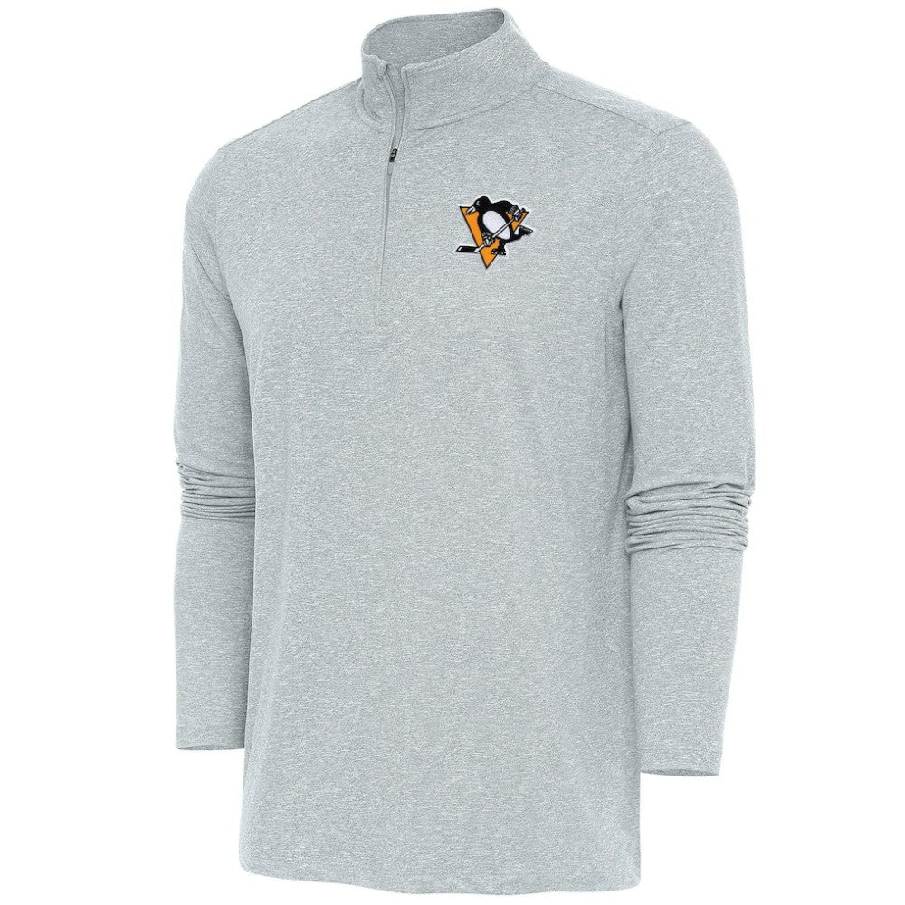 Pittsburgh Penguins Antigua Hunk Quarter-Zip Pullover Top - NHL Pullover