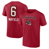 Tampa Bay Buccaneers Baker Mayfield Team Wordmark Player Name & Number T-Shirt | NFL Hot