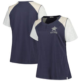 Houston Astros '47 Women's Plus Size Henley T-Shirt - MLB T-shirts