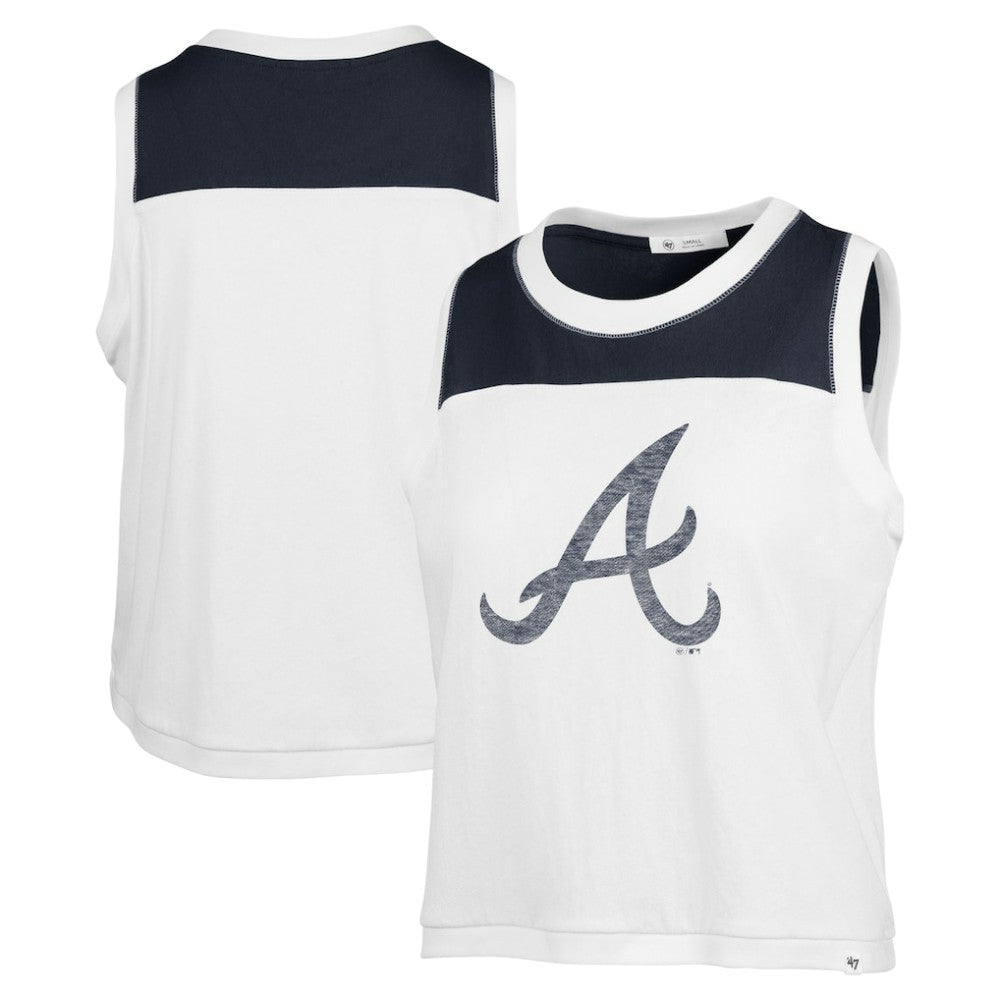 Atlanta Braves '47 Women's Plus Size Waist Length Muscle Tank Top - MLB Tanks