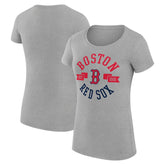 Boston Red Sox G-III 4Her by Carl Banks Women's Super-Slim Fit Lightweight City Graphic T-Shirt - MLB T-shirts