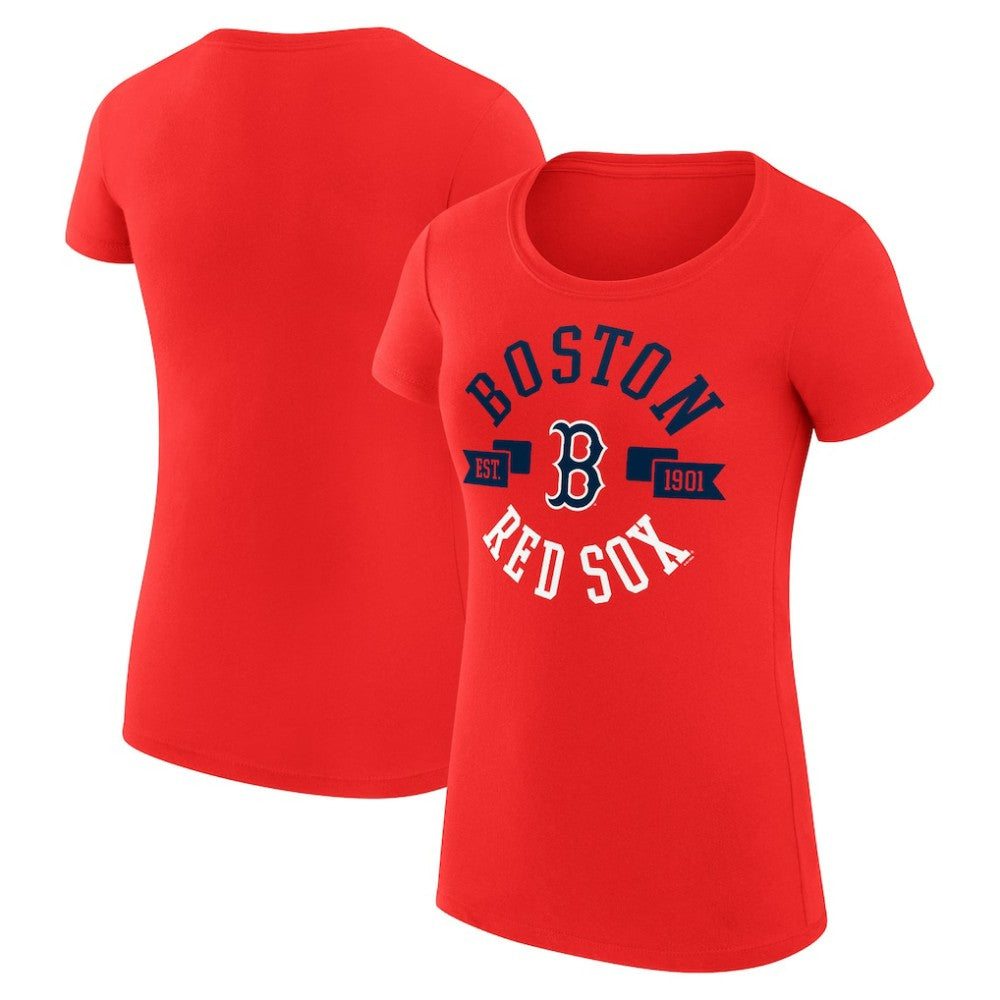 Boston Red Sox G-III 4Her by Carl Banks Women's Super-Slim Fit Lightweight City Graphic T-Shirt - MLB T-shirts