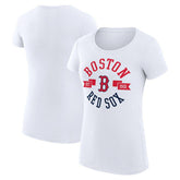 Boston Red Sox G-III 4Her by Carl Banks Women's Super-Slim Fit Lightweight City Graphic T-Shirt - MLB T-shirts