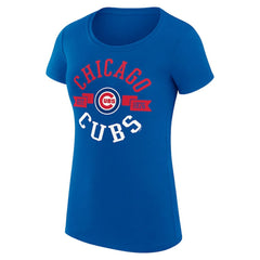 Chicago Cubs G-III 4Her by Carl Banks Women's Super-Slim Fit Lightweight City Graphic T-Shirt - MLB T-shirts