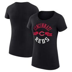 Cincinnati Reds G-III 4Her by Carl Banks Women's Super-Slim Fit Lightweight City Graphic T-Shirt - MLB T-shirts