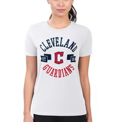 Cleveland Guardians G-III 4Her by Carl Banks Women's Super-Slim Fit Lightweight City Graphic T-Shirt - MLB T-shirts