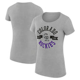 Colorado Rockies G-III 4Her by Carl Banks Women's Super-Slim Fit Lightweight City Graphic T-Shirt - MLB T-shirts