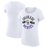 Colorado Rockies G-III 4Her by Carl Banks Women's Super-Slim Fit Lightweight City Graphic T-Shirt - MLB T-shirts