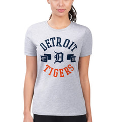 Detroit Tigers G-III 4Her by Carl Banks Women's Super-Slim Fit Lightweight City Graphic T-Shirt - MLB T-shirts