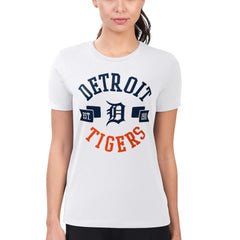 Detroit Tigers G-III 4Her by Carl Banks Women's Super-Slim Fit Lightweight City Graphic T-Shirt - MLB T-shirts