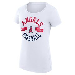 Los Angeles Angels G-III 4Her by Carl Banks Women's Super-Slim Fit Lightweight City Graphic T-Shirt - MLB T-shirts