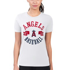 Los Angeles Angels G-III 4Her by Carl Banks Women's Super-Slim Fit Lightweight City Graphic T-Shirt - MLB T-shirts