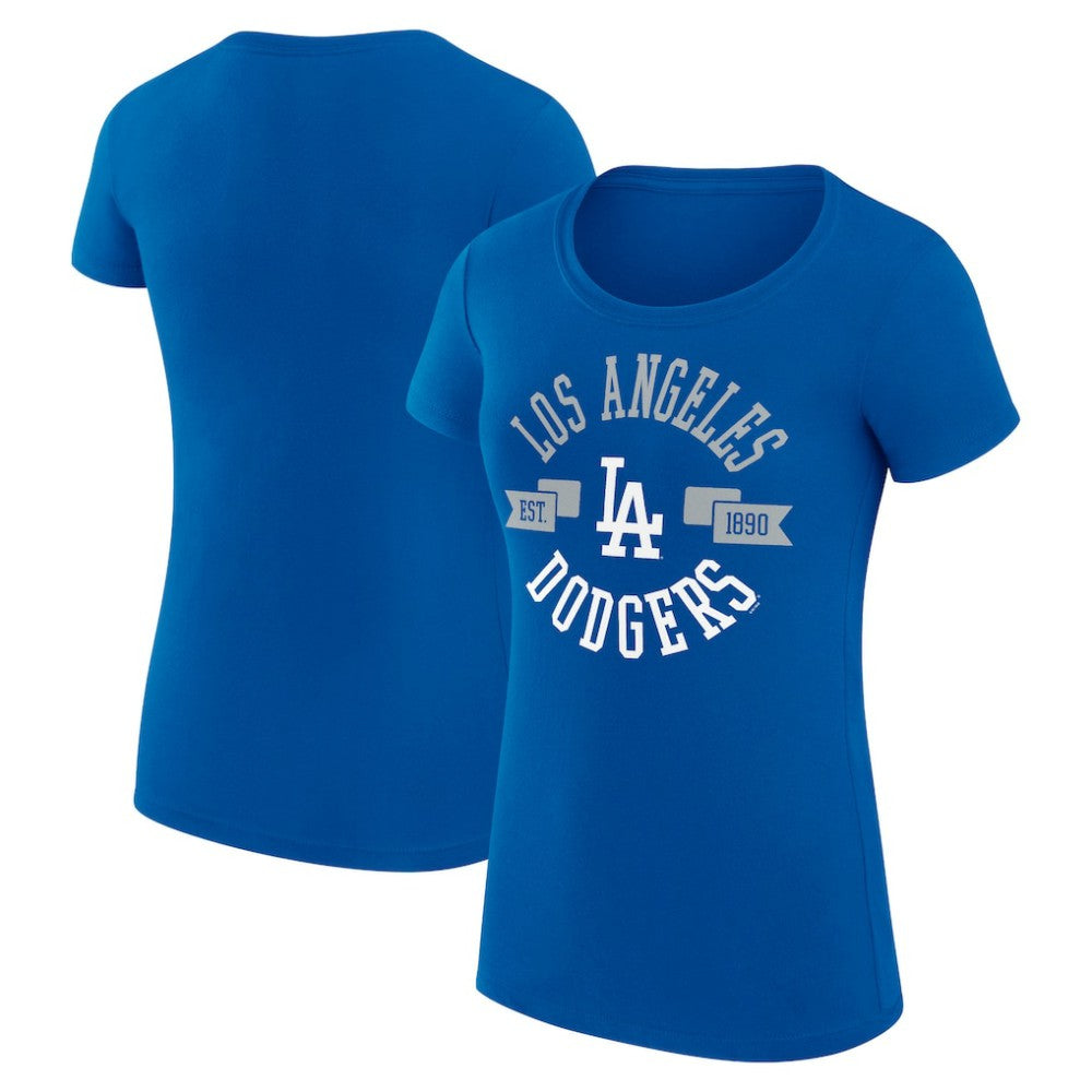Los Angeles Dodgers G-III 4Her by Carl Banks Women's Super-Slim Fit Lightweight City Graphic T-Shirt - MLB T-shirts