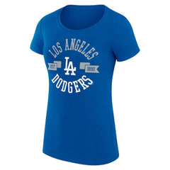 Los Angeles Dodgers G-III 4Her by Carl Banks Women's Super-Slim Fit Lightweight City Graphic T-Shirt - MLB T-shirts