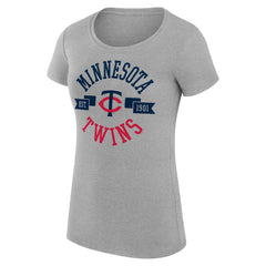 Minnesota Twins G-III 4Her by Carl Banks Women's Super-Slim Fit Lightweight City Graphic T-Shirt - MLB T-shirts