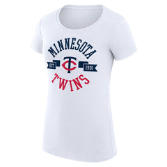 Minnesota Twins G-III 4Her by Carl Banks Women's Super-Slim Fit Lightweight City Graphic T-Shirt - MLB T-shirts