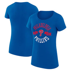 Philadelphia Phillies G-III 4Her by Carl Banks Women's Super-Slim Fit Lightweight City Graphic T-Shirt - MLB T-shirts