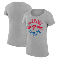 Philadelphia Phillies G-III 4Her by Carl Banks Women's Super-Slim Fit Lightweight City Graphic T-Shirt - MLB T-shirts