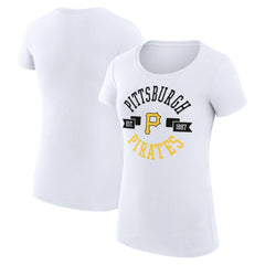 Pittsburgh Pirates G-III 4Her by Carl Banks Women's Super-Slim Fit Lightweight City Graphic T-Shirt - MLB T-shirts