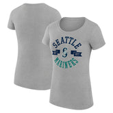 Seattle Mariners G-III 4Her by Carl Banks Women's Super-Slim Fit Lightweight City Graphic T-Shirt - MLB T-shirts