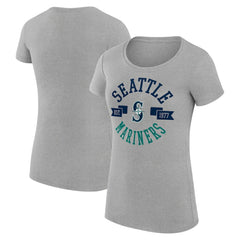 Seattle Mariners G-III 4Her by Carl Banks Women's Super-Slim Fit Lightweight City Graphic T-Shirt - MLB T-shirts