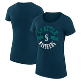 Seattle Mariners G-III 4Her by Carl Banks Women's Super-Slim Fit Lightweight City Graphic T-Shirt - MLB T-shirts