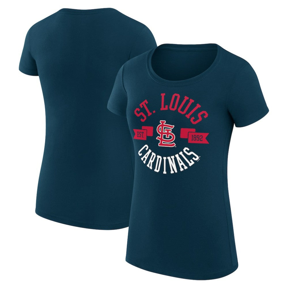 St. Louis Cardinals G-III 4Her by Carl Banks Women's Super-Slim Fit Lightweight City Graphic T-Shirt - MLB T-shirts