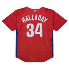 Roy Halladay Philadelphia Phillies Mitchell & Ness Authentic Batting Practice Jersey - MLB Jerseys