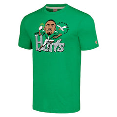 Philadelphia Eagles Jalen Hurts Homage Unisex Caricature Player Tri-Blend T-Shirt | NFL Sale