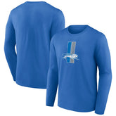 Detroit Lions Throwback Long Sleeve T-Shirt | NFL Sale