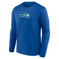 Seattle Seahawks Throwback Long Sleeve T-Shirt | NFL Discount