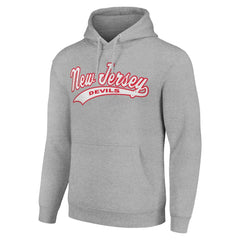 New Jersey Devils Starter Tailsweep Fleece Tri-Blend Pullover Hoodie - NHL Jerseys