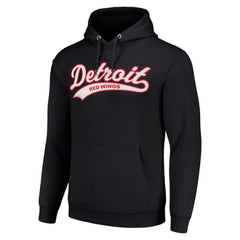 Detroit Red Wings Starter Tailsweep Fleece Tri-Blend Pullover Hoodie - NHL Hoodies