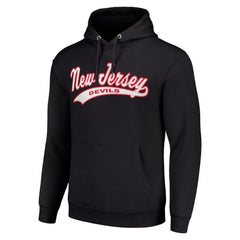 New Jersey Devils Starter Tailsweep Fleece Tri-Blend Pullover Hoodie - NHL Jerseys