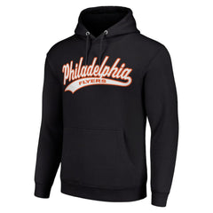 Philadelphia Flyers Starter Tailsweep Fleece Tri-Blend Pullover Hoodie - NHL Hoodies