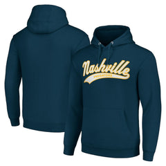 Nashville Predators Starter Tailsweep Fleece Tri-Blend Pullover Hoodie - NHL Hoodies