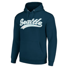 Seattle Kraken Starter Tailsweep Fleece Tri-Blend Pullover Hoodie - NHL Hoodies