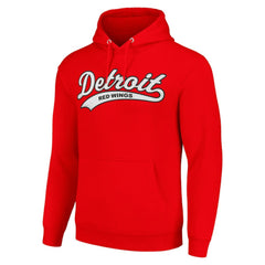 Detroit Red Wings Starter Tailsweep Fleece Tri-Blend Pullover Hoodie - NHL Hoodies
