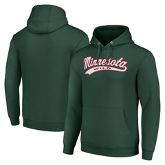 Minnesota Wild Starter Tailsweep Fleece Tri-Blend Pullover Hoodie - NHL Hoodies