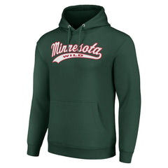 Minnesota Wild Starter Tailsweep Fleece Tri-Blend Pullover Hoodie - NHL Hoodies