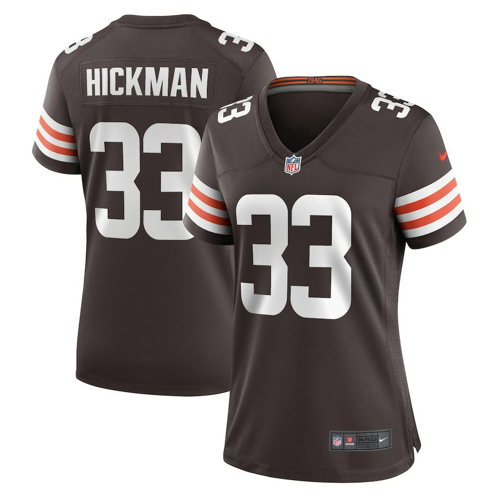 Cleveland Browns Ronnie Hickman Women's Team Game Jersey | NFL Discount
