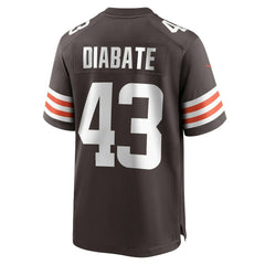 Cleveland Browns Mohamoud Diabate Team Game Jersey | NFL New
