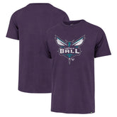 Purple LaMelo Ball Charlotte Hornets '47 Player Logo Vintage T-Shirt | NBA