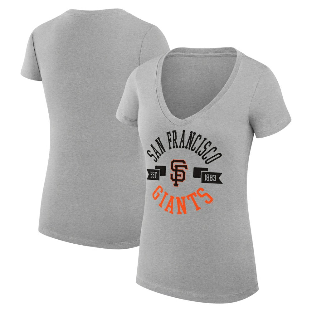 San Francisco Giants G-III 4Her by Carl Banks Women's Super-Slim Fit Lightweight City Graphic V-Neck T-Shirt - MLB T-shirts